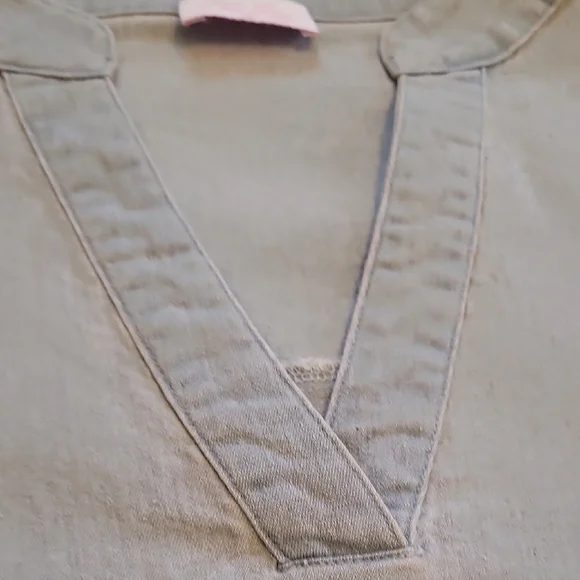 Pink Lily Sky Blue V-Neck Tunic - Picture 5 of 5